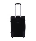 Чемодан Wings 1601 средний M черный 2 колесный фото, картинка, изображение
