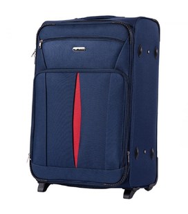 Валіза Wings 1601 середня M синя 2 колесна картинка, зображення, фото