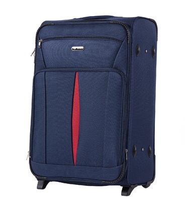Валіза Wings 1601 велика L синя 2 колесна картинка, зображення, фото