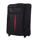 Чемодан Wings 1601 большой L черный 2 колесный фото, картинка, изображение