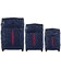 Набір Валіз Wings 1601 синій 2 колеса - картинка, зображення, фото валізи