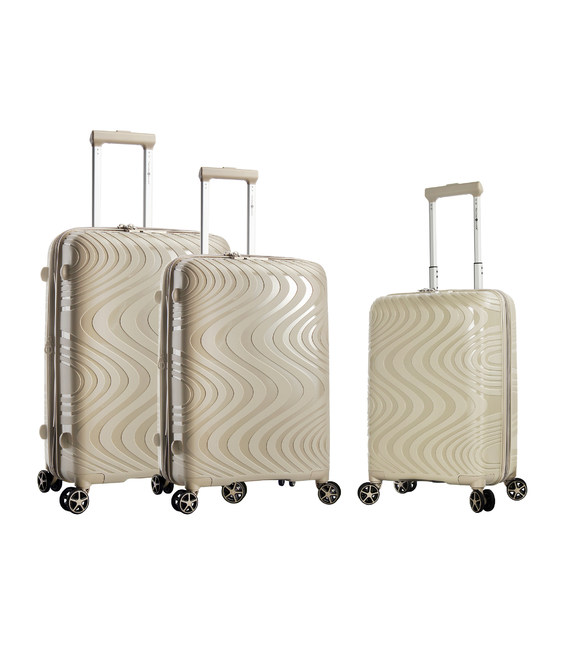 Набір Валіз Snowball 04303 3 в 1 бежевий - картинка, зображення, фото валізи