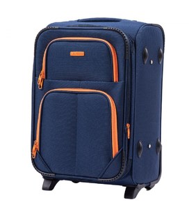 Валіза Wings 214 маленька S синя 2 колесна картинка, зображення, фото