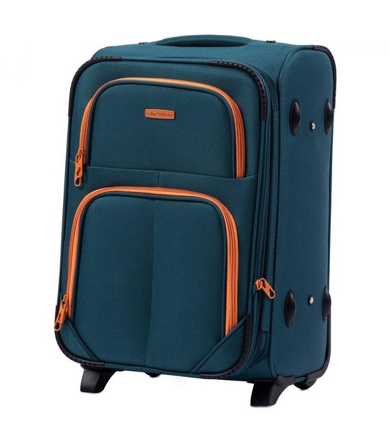 Валіза Wings 214 Mini зелена 2 колесна картинка, зображення, фото