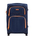 Чемодан Wings 214 средний M синий 2 колесный фото, картинка, изображение