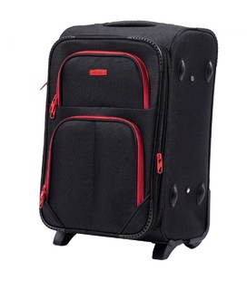 Валіза Wings 214 Midi чорна 2 колесна картинка, зображення, фото