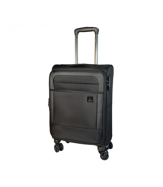 Чемодан Airtex 832 маленький S Nereide черный фото, картинка, изображение