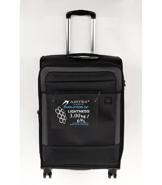 Валіза Airtex 832 Midi Nereide чорна картинка, зображення, фото