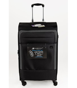 Валіза Airtex 832 велика L Nereide чорна - картинка, зображення, фото валізи
