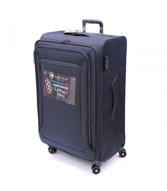 Валіза Airtex 838 велика L Nereide синя картинка, зображення, фото