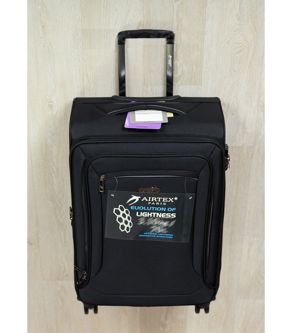 Валіза Airtex 838 маленька S Nereide чорна - картинка, зображення, фото валізи