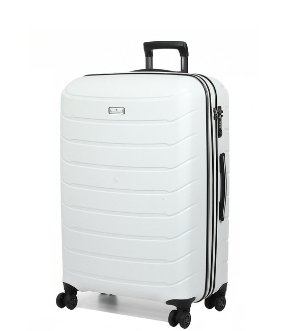 Чемодан Snowball 61303 средний M белый фото, картинка, изображение