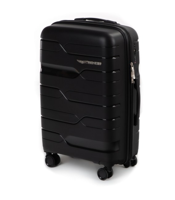 Чемодан Wings PP08 Midi черный фото, картинка, изображение