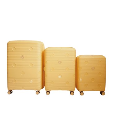 Набор чемоданов Airtex 246 Jupiter желтый картинка, изображение, фото