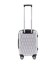 Чемодан Wings PC190 маленький S серебристый фото, картинка, изображение