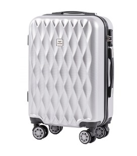 Чемодан Wings PC190 маленький S серебристый фото, картинка, изображение