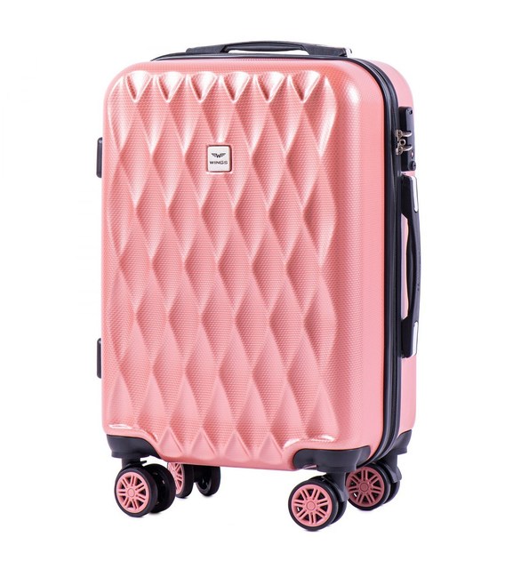 Валіза Wings PC190 маленька S рожева - картинка, зображення, фото валізи