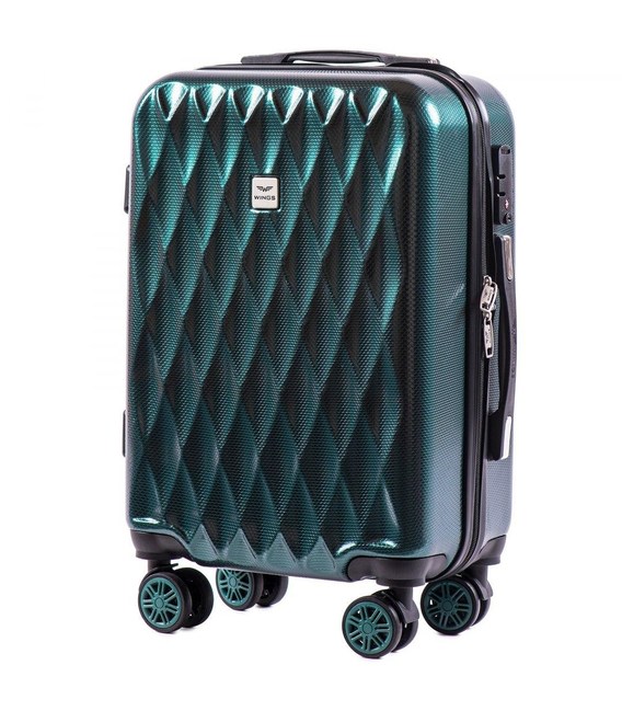 Чемодан Wings PC190 Mini зеленый фото, картинка, изображение