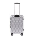 Чемодан Wings PC190 средний M серебристый фото, картинка, изображение