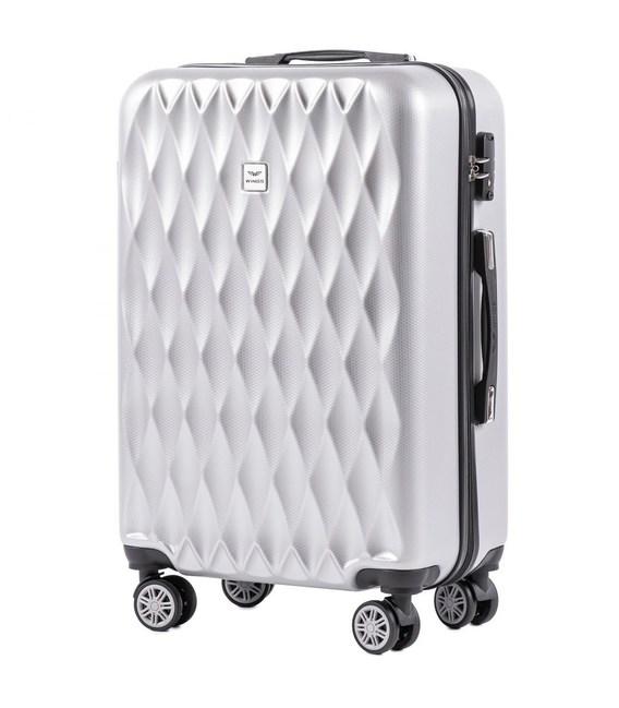 Валіза Wings PC190 Midi срібна картинка, зображення, фото