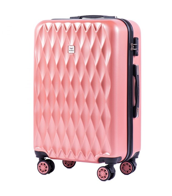 Чемодан Wings PC190 Midi розовый фото, картинка, изображение
