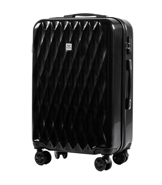 Чемодан Wings PC190 Midi черный фото, картинка, изображение