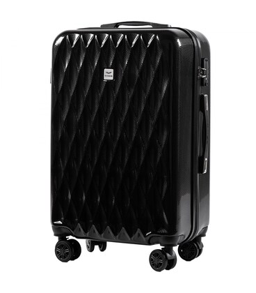 Чемодан Wings PC190 средний M черный фото, картинка, изображение