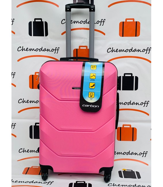 Валіза Carbon 147 середня M рожева картинка, зображення, фото