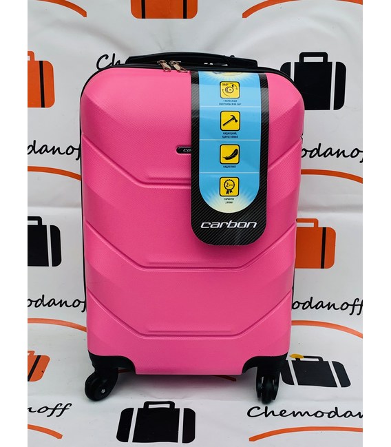 Валіза Carbon 147 маленька S рожева картинка, зображення, фото