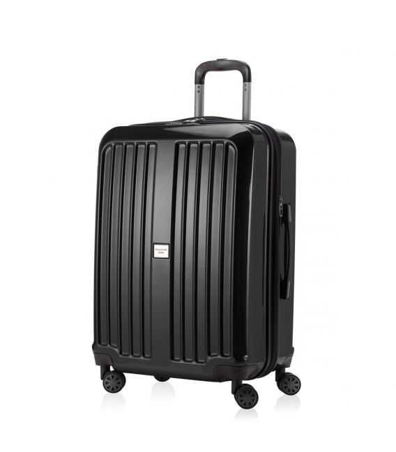 Валіза Xberg середня M чорна глянець картинка, зображення, фото