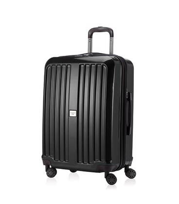 Чемодан Xberg средний M черный глянец фото, картинка, изображение