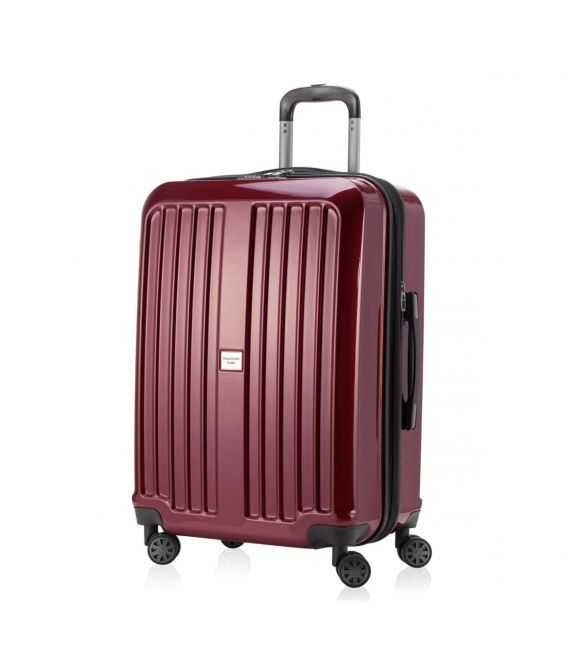 Чемодан Xberg Midi вишневый глянец фото, картинка, изображение
