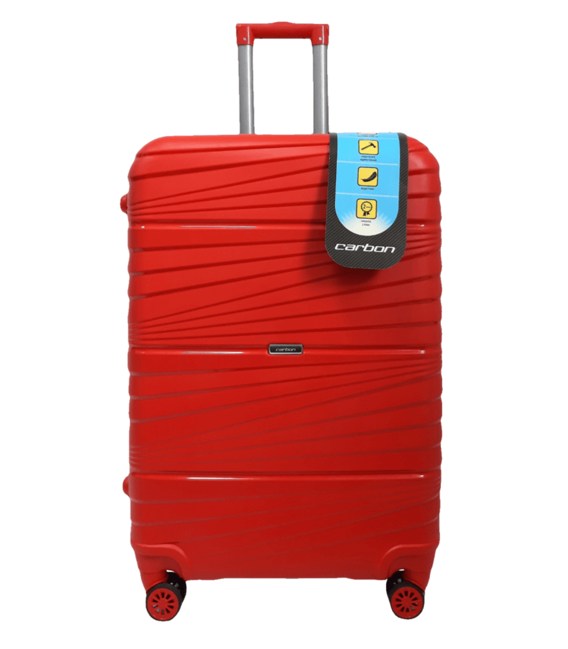 Валіза Carbon 2020 велика L червона картинка, зображення, фото