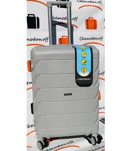 Чемодан Carbon 2030 средний M серый фото, картинка, изображение