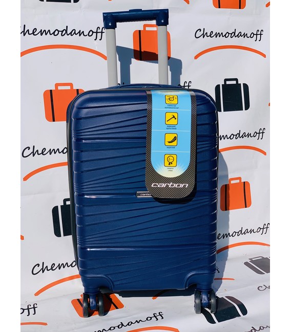 Чемодан Carbon 2020 Mini синий фото, картинка, изображение