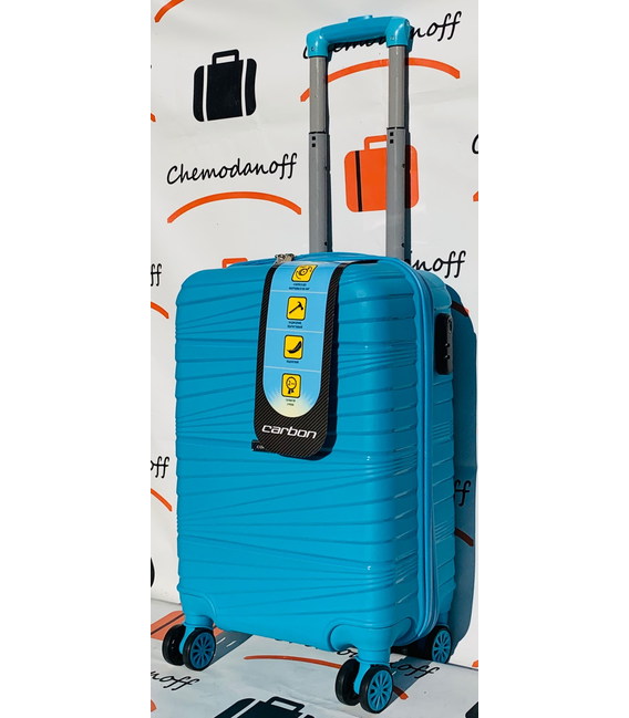 Валіза Carbon 2020 маленька S голуба картинка, зображення, фото