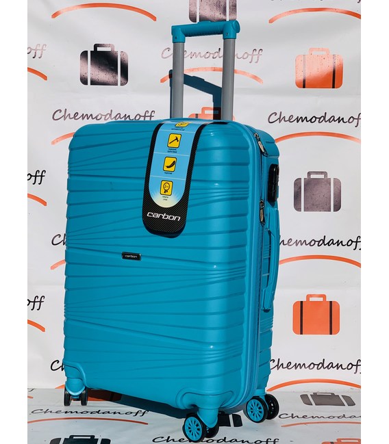 Чемодан Carbon 2020 средний M голубой фото, картинка, изображение