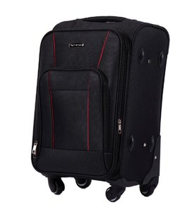 Валіза Wings 1706 маленька S чорна 4 колесна - картинка, зображення, фото валізи
