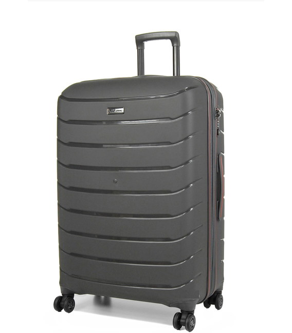 Валіза Snowball 61303 середня M сіра картинка, зображення, фото