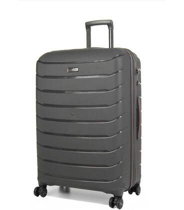 Чемодан Snowball 61303 средний M серый фото, картинка, изображение