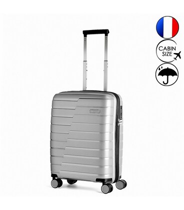 Чемодан Snowball 91503 маленький S серебристый фото, картинка, изображение