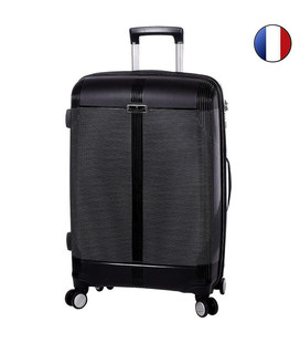 Чемодан Snowball 91303 средний M черный фото, картинка, изображение