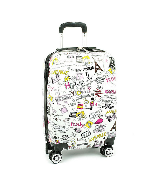 Валіза дитяча Madisson 86820G біла - картинка, зображення, фото валізи