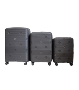 Набор чемоданов Airtex 246 Jupiter серый фото, картинка, изображение