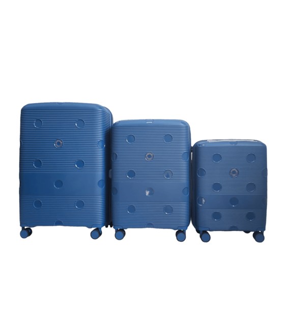 Набір валіз Airtex 246 Jupiter синій - картинка, зображення, фото валізи
