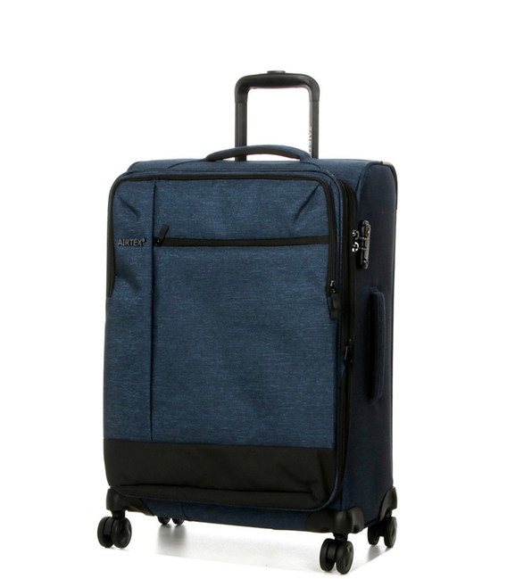 Чемодан Airtex 6659 средний M синий фото, картинка, изображение