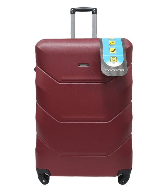 Чемодан Carbon 147 большой L бордовый фото, картинка, изображение