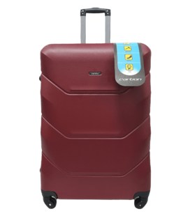Чемодан Carbon 147 большой L бордовый
