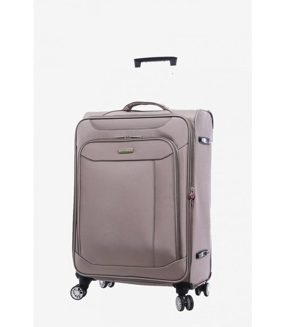 Чемодан Snowball 87303 маленький S бежевый фото, картинка, изображение