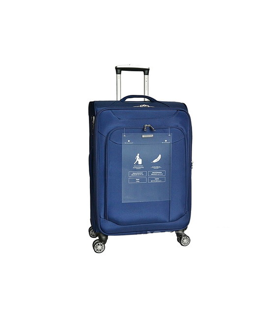 Чемодан Snowball 87303 средний M синий фото, картинка, изображение